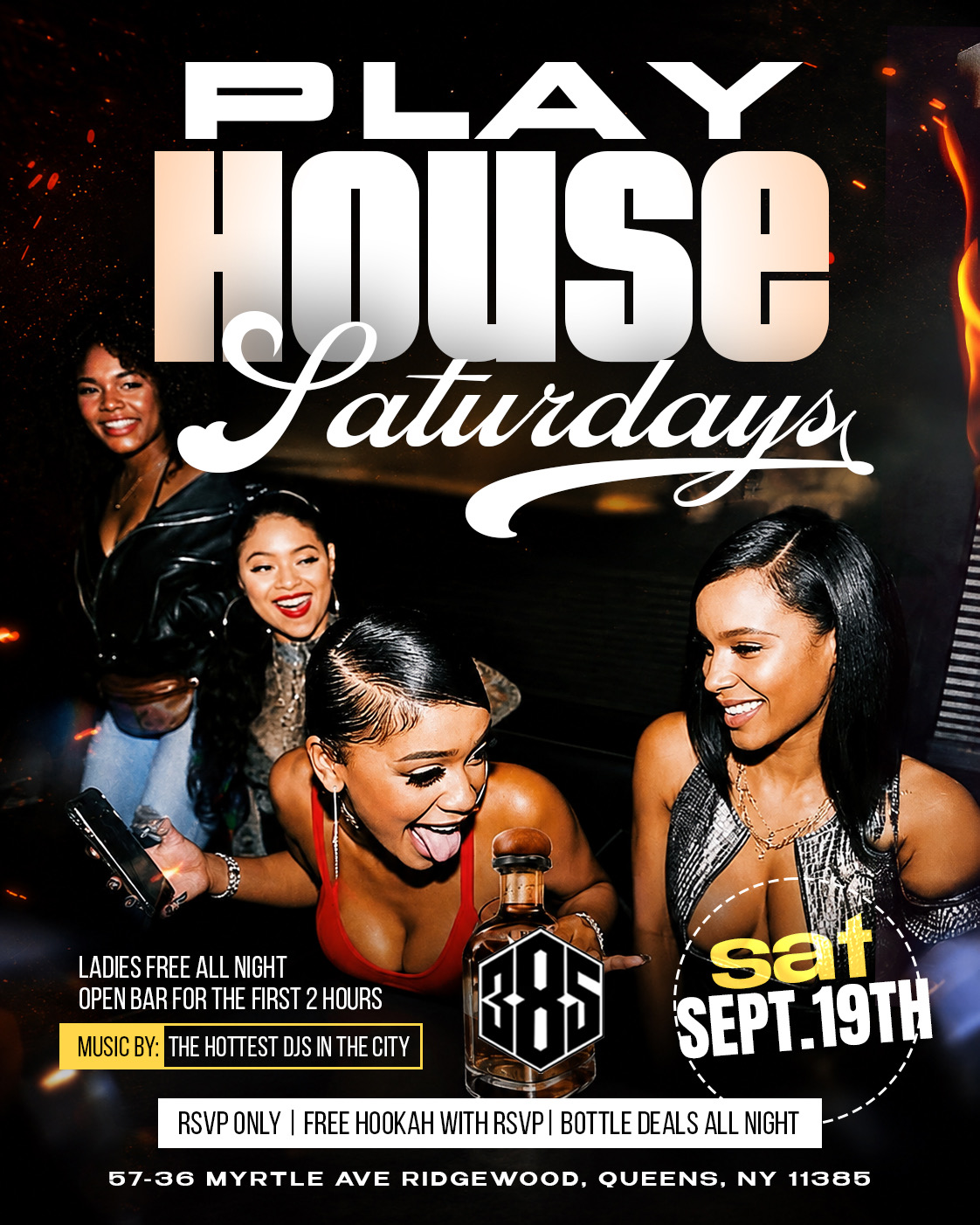 Flyer for PLAY HOUSE SATURDAYS