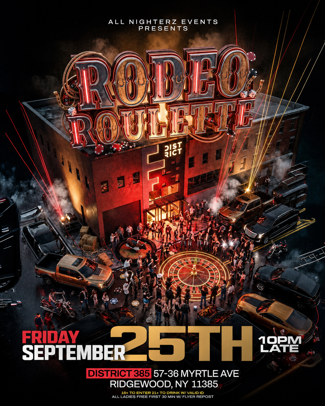 RODEO ROULETTE event artwork